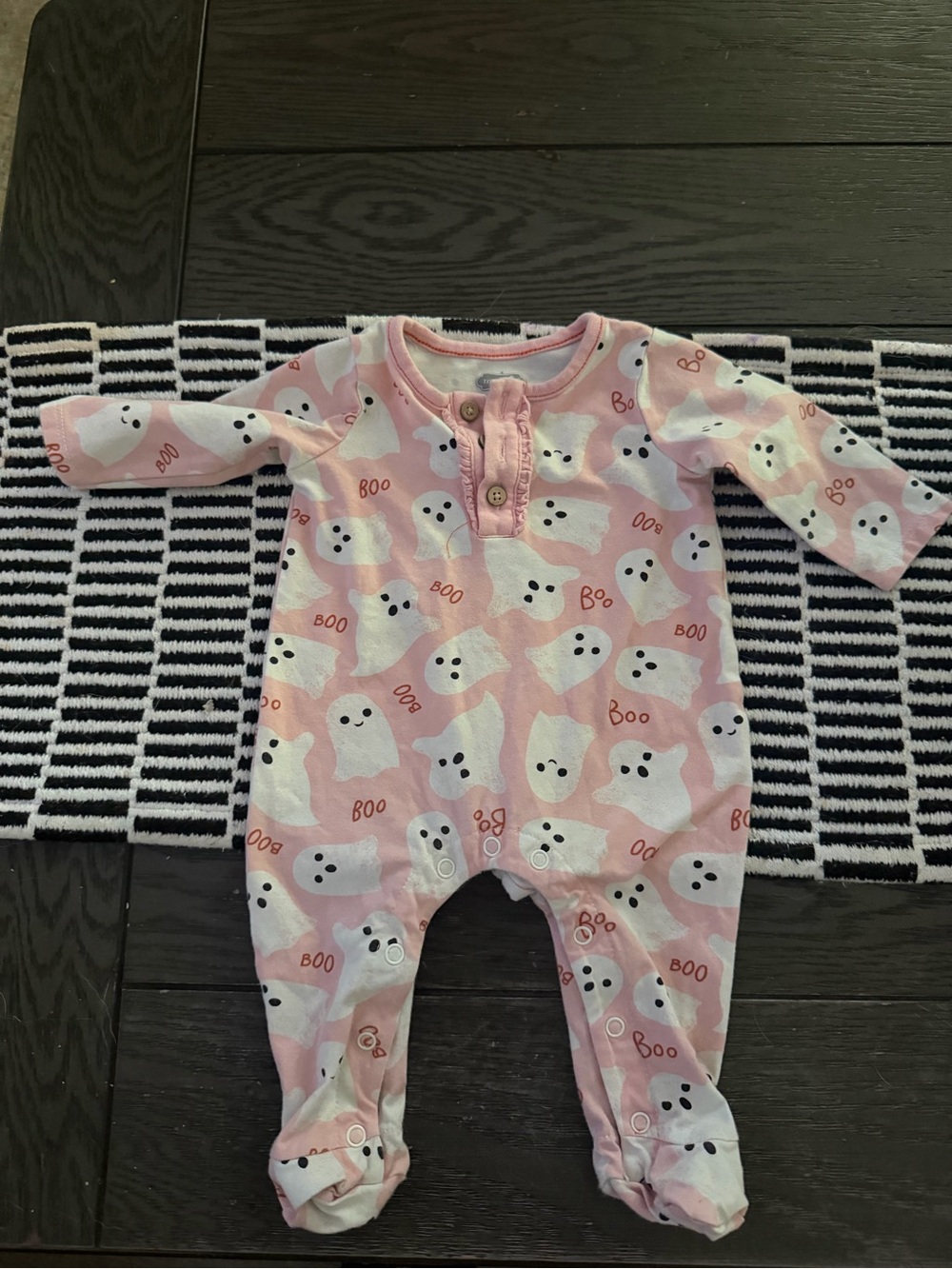 Mud Pie infant girls ghost sleeper 0-3 months
